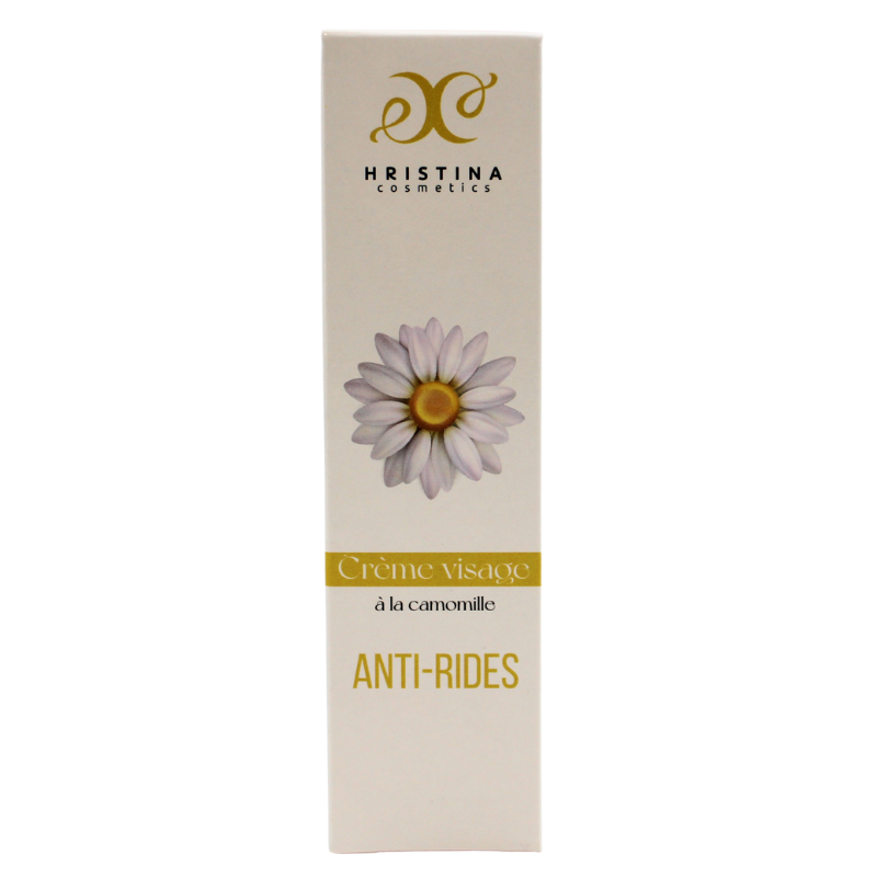 Crème visage anti-rides à la Camomille  - Cosmétique 100% naturel