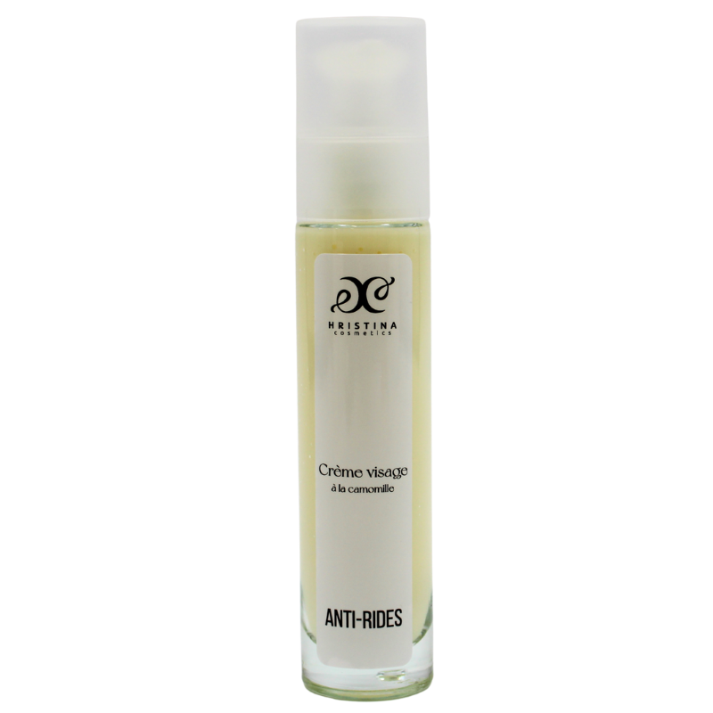 Crème visage anti-rides à la Camomille  - Cosmétique 100% naturel