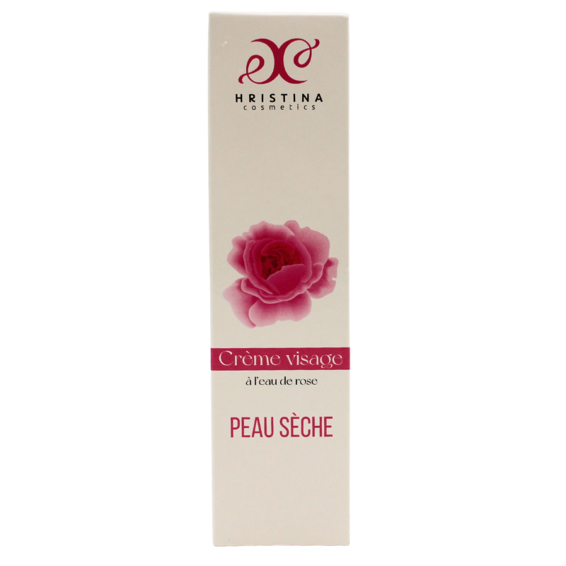 Crème visage peau sèche à la rose - Cosmétique 100% naturel