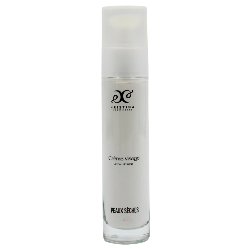 Crème visage peau sèche à la rose - Cosmétique 100% naturel
