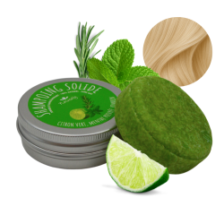 Shampoing solide 100% naturel - TONIQUE ET RAFRAÎCHISSANT