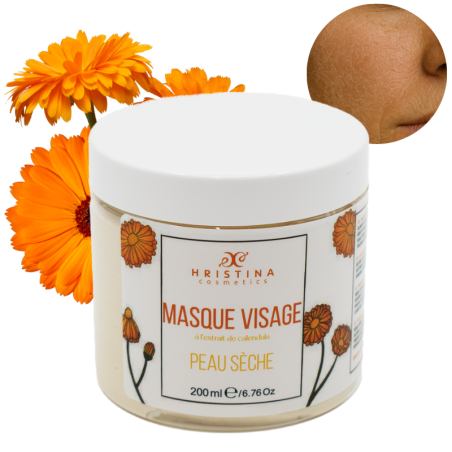 Masque visage 100% naturel pour peaux sèches - Cosmétique Naturel France