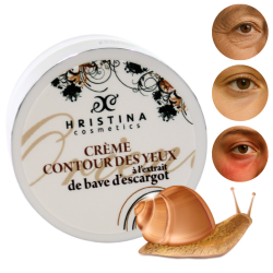 Crème contour des yeux à la bave d'escargot