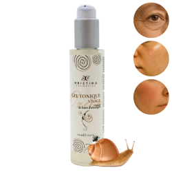 Gel tonique visage à la bave d'escargot