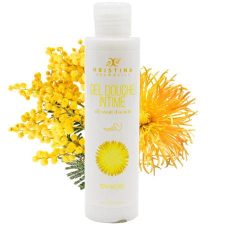 Gel douche intime à l'extrait d'acacia 100% naturel - Cosmétique Naturel France