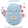 Boule de lavage bleue + recharge - senteur printanière