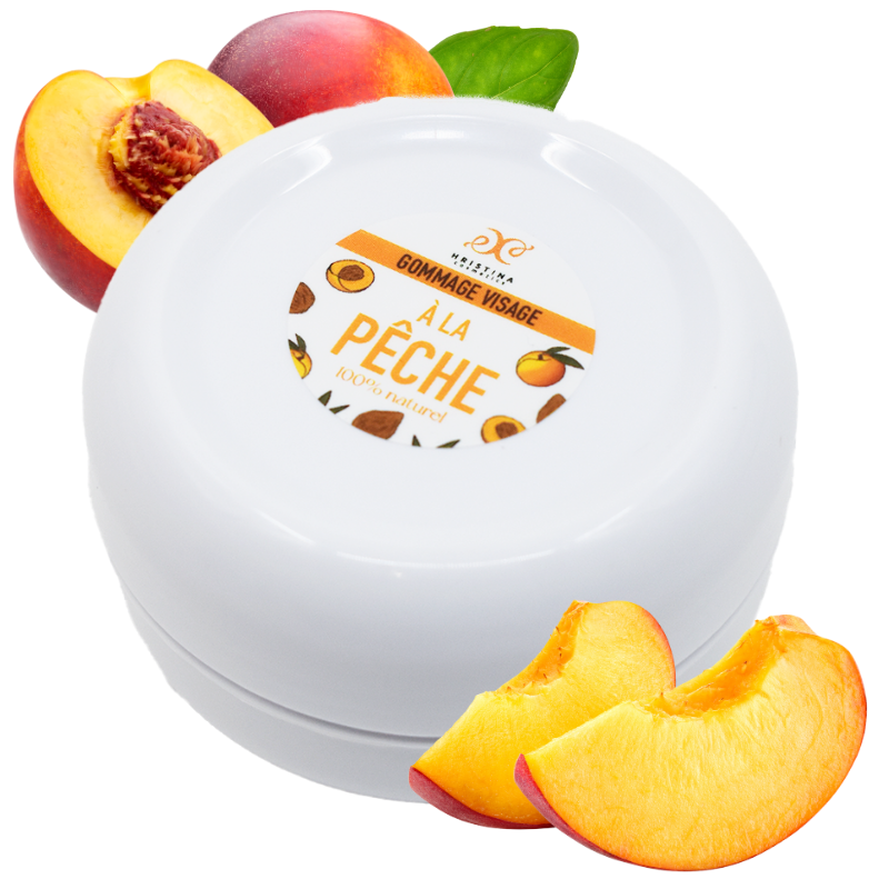 Un gommage visage 100% naturel aux noyaux de pêche - Cosmétiques 100% naturels