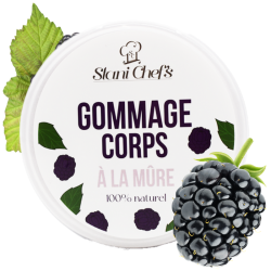Gommage corps 100% naturel à la mûre - Gommages corps naturels
