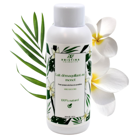 Lait démaquillant douceur au monoï - Cosmétique 100% naturel