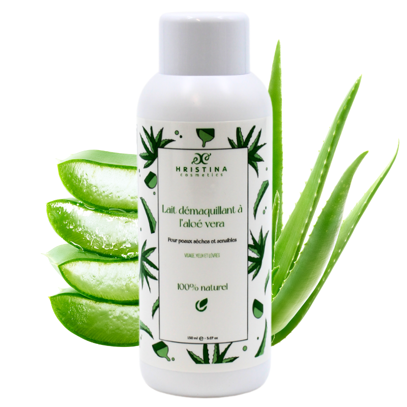 Lait démaquillant douceur à l'aloé vera - Cosmétique 100% naturel