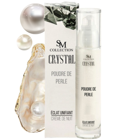 Crème de nuit revitalisante à la poudre de perles - Cosmétique lithothérapie