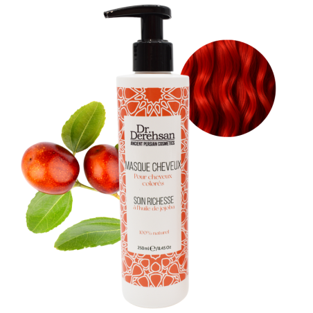 Masque cheveux colorés à l'huile de jojoba - Masque capillaire naturel