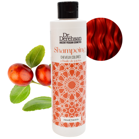 Shampoing protecteur riche au jojoba spécial cheveux colorés - Shampoing naturel