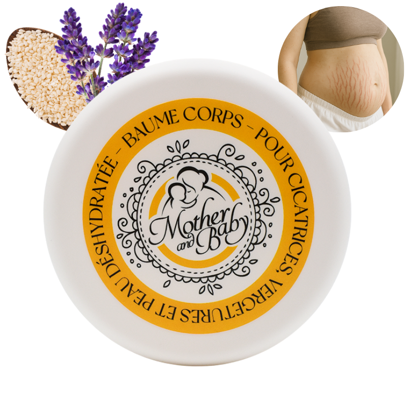 Baume réparateur corps cicatrice et vergeture - Cosmétique grossesse naturel