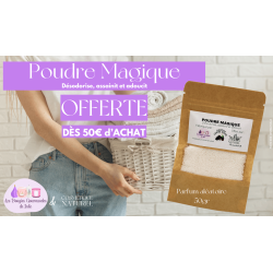 Poudre magique parfumée Bougies Gourmandes de Julie dès 50€ d'achat - Cadeau