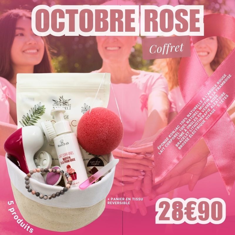 Coffret Octobre Rose Beauté & Bien-être – Edition solidaire | 1€ reversé à la Ligue Contre le Cancer