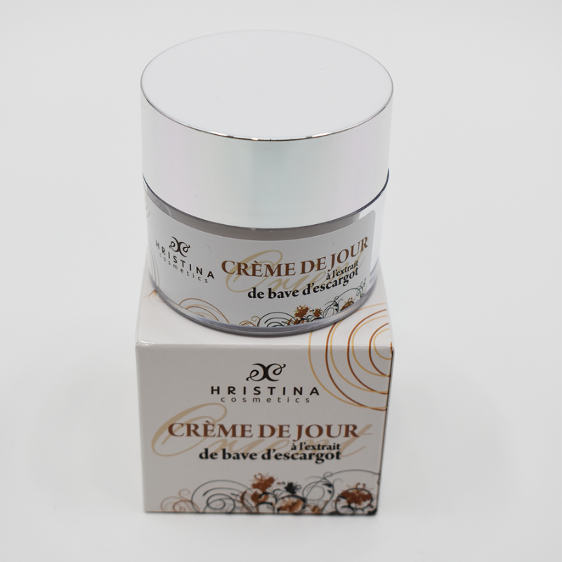 Pot 50ml crème de jour extrait d'escargot - Cosmétique Naturel