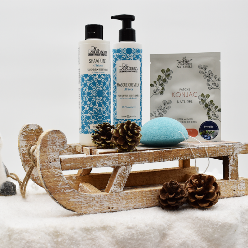 🎁 Coffret Winter – Soins cheveux & visage 100% naturels | Edition Hiver