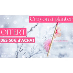 Crayon à planter dès 50€ d'achat - Cadeau