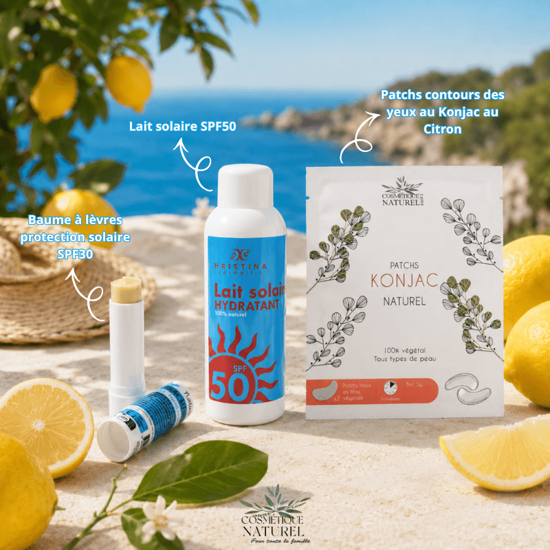 Coffret Été Naturel SPF50 – Soin Solaire & Konjac | Cosmétique Naturel France