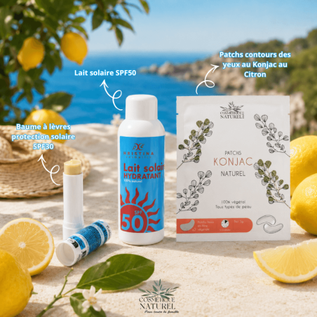 Coffret Été Naturel SPF50 – Soin Solaire & Konjac | Cosmétique Naturel France