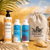 Coffret Été Premium Naturel SPF50 & Or – Corps & Cheveux | Cosmétique Naturel France