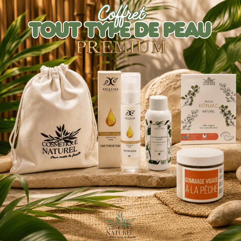 Coffret Visage Premium Tout Type de Peau – 4 Soins 100% Naturels | Cosmétique Naturel France
