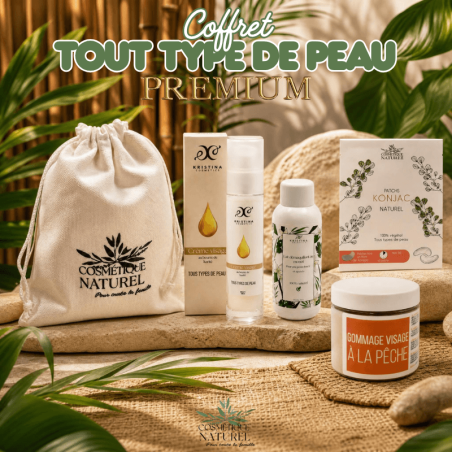 Coffret Visage Premium Tout Type de Peau – 4 Soins 100% Naturels | Cosmétique Naturel France