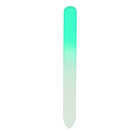 Lime à ongle bleue en verre - Accessoire cosmétique