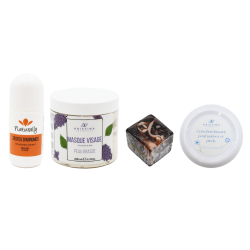 Déo aléatoire + masque visage aléatoire + savon + gel cryo offerts dès 50€ d'achat - Cadeau