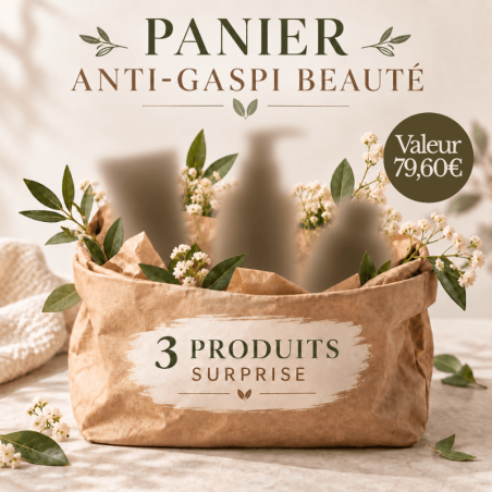 Panier Anti-Gaspi Beauté – 3 Produits Surprise à Prix Mini