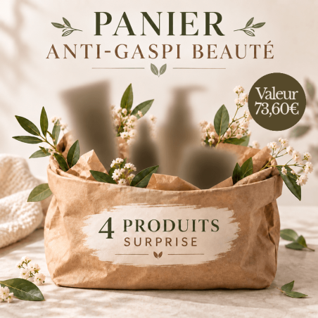 Panier Anti-Gaspi Beauté – 4 Produits Surprise à Prix Mini