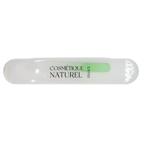 Lime à ongle verte en verre - Accessoire cosmétique