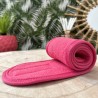 Bandeau rose pour cheveux - Accessoire cosmétique