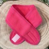 Bandeau rose pour cheveux - Accessoire cosmétique