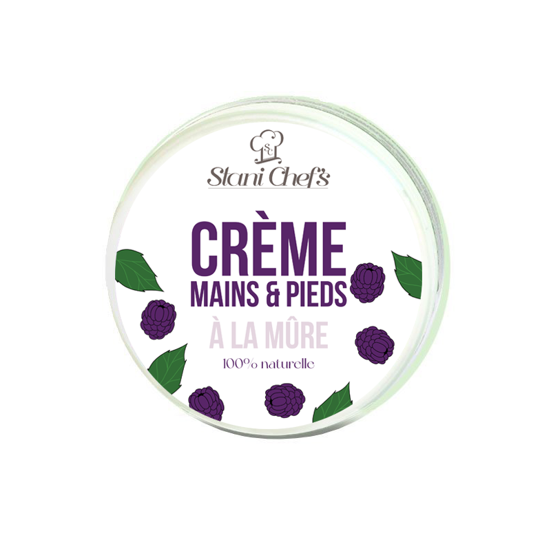 Crème mains et pieds naturel à la mûre