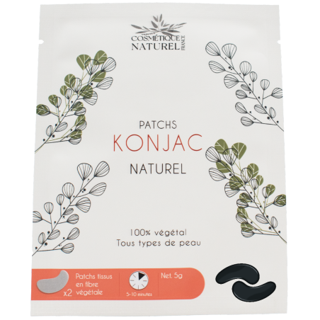 Patchs contours des yeux au Konjac - Charbon de bambou