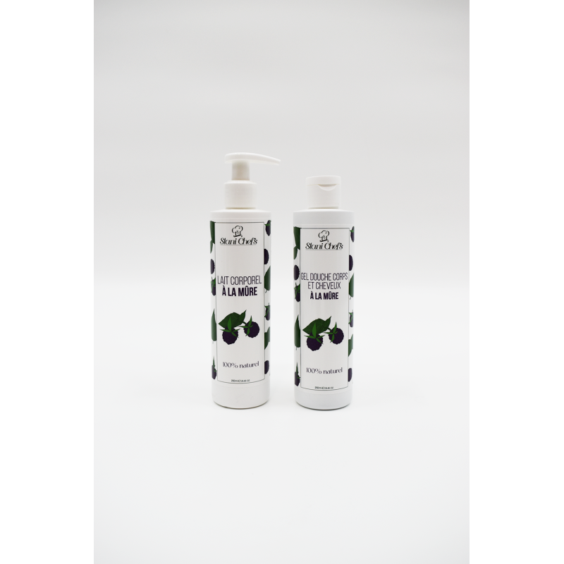 Lait corps hydratant à la mûre - Lait corps 100% naturel