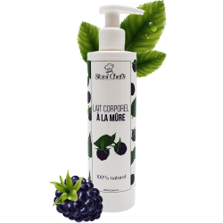 Lait corps hydratant à la mûre - Lait corps 100% naturel