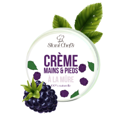 Crème mains et pied naturelle à la mûre - Crème hydratante naturelle