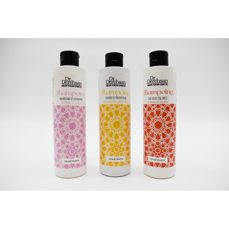 Gamme de shampoings naturels pour tous les types de cheveux