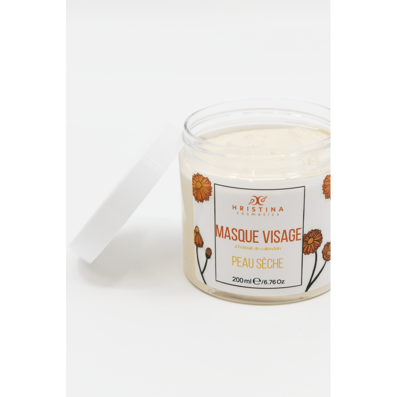 Masque visage 100% naturel pour peaux sèches - Cosmétique Naturel France