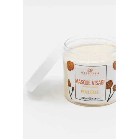 Masque visage 100% naturel pour peaux sèches - Cosmétique Naturel France
