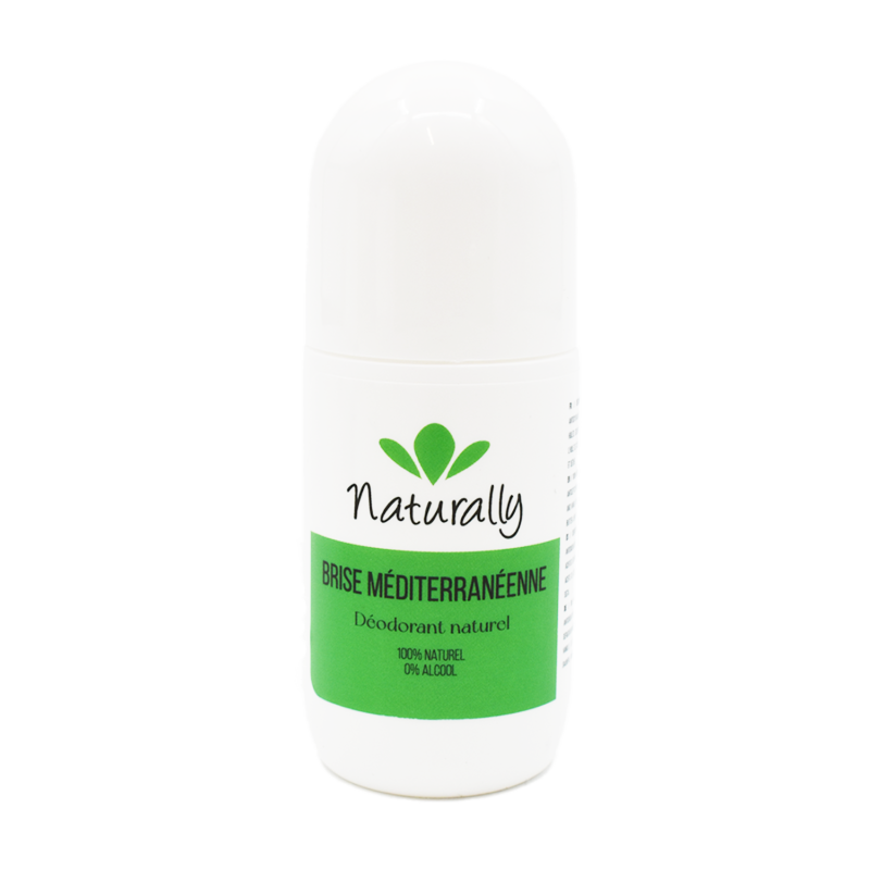 Déodorant roll brise méditerranéenne - Orange douce et vanille - Cosmétique 100% naturel