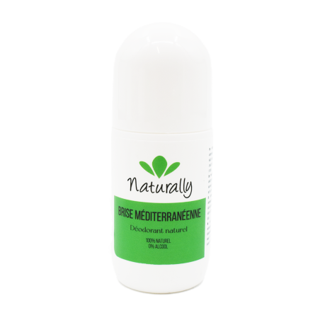 Déodorant roll brise méditerranéenne - Orange douce et vanille - Cosmétique 100% naturel