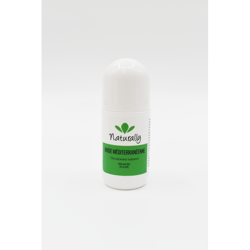 Déodorant roll brise méditerranéenne - Orange douce et vanille - Cosmétique 100% naturel