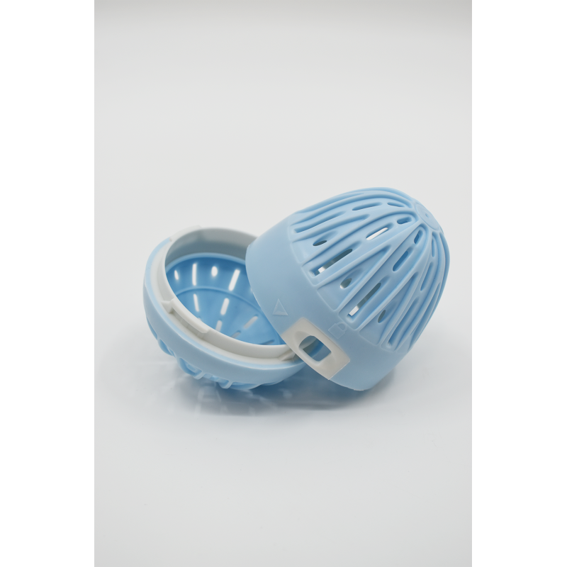 Boule de lavage bleue + recharge - senteur printanière