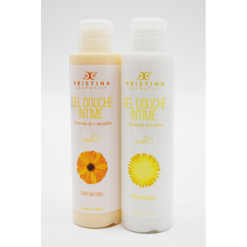 Gel douche intime à l'extrait de calendula 100% naturel - Cosmétique Naturel France