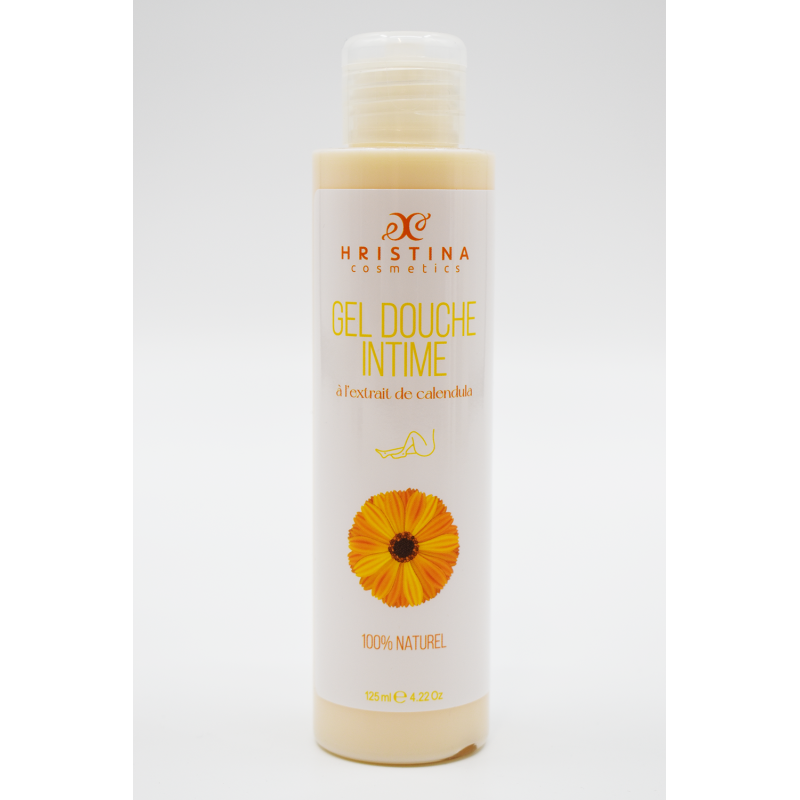 Gel douche intime à l'extrait de calendula 100% naturel - Cosmétique Naturel France