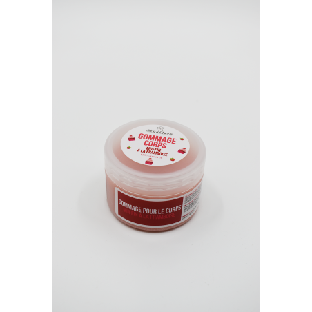 Gommage corps - Muffin à la framboise - 100% naturel - Gommages corps naturels et hydratants - Cosmétique 100% naturels